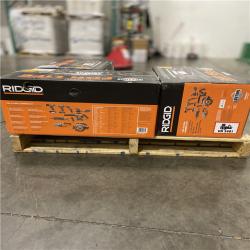 Dallas Location - NEW- 	RIDGID 18V Cordless 8-Tool Combo Kit with 2.0 Ah Battery  4.0 Ah Battery  Charger  and Tool Bag(Lot Of 3)