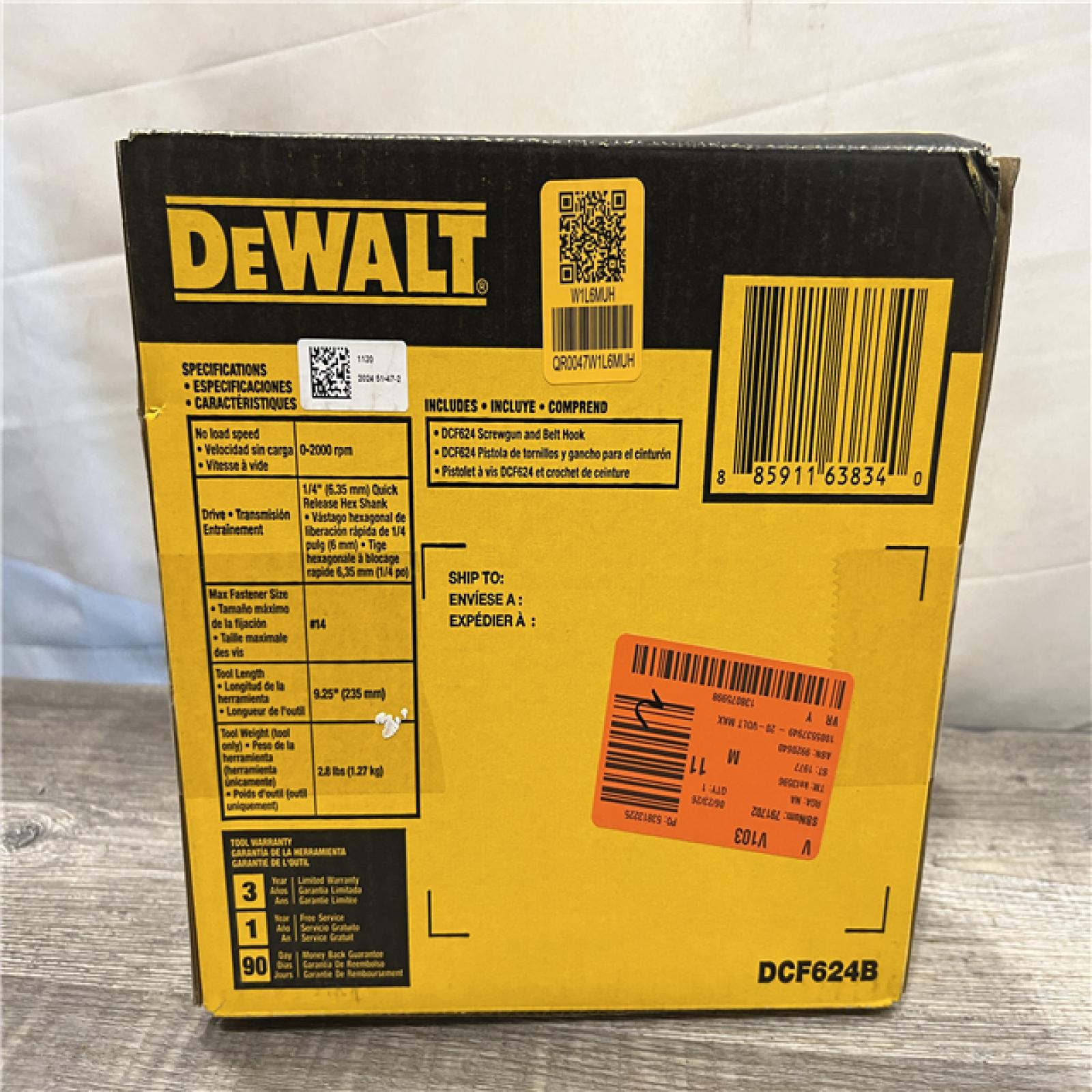 NEW - DEWALT 20V MAX XR Cordless Brushless Drywall Screw Gun Threaded Clutch Housing (Tool Only)