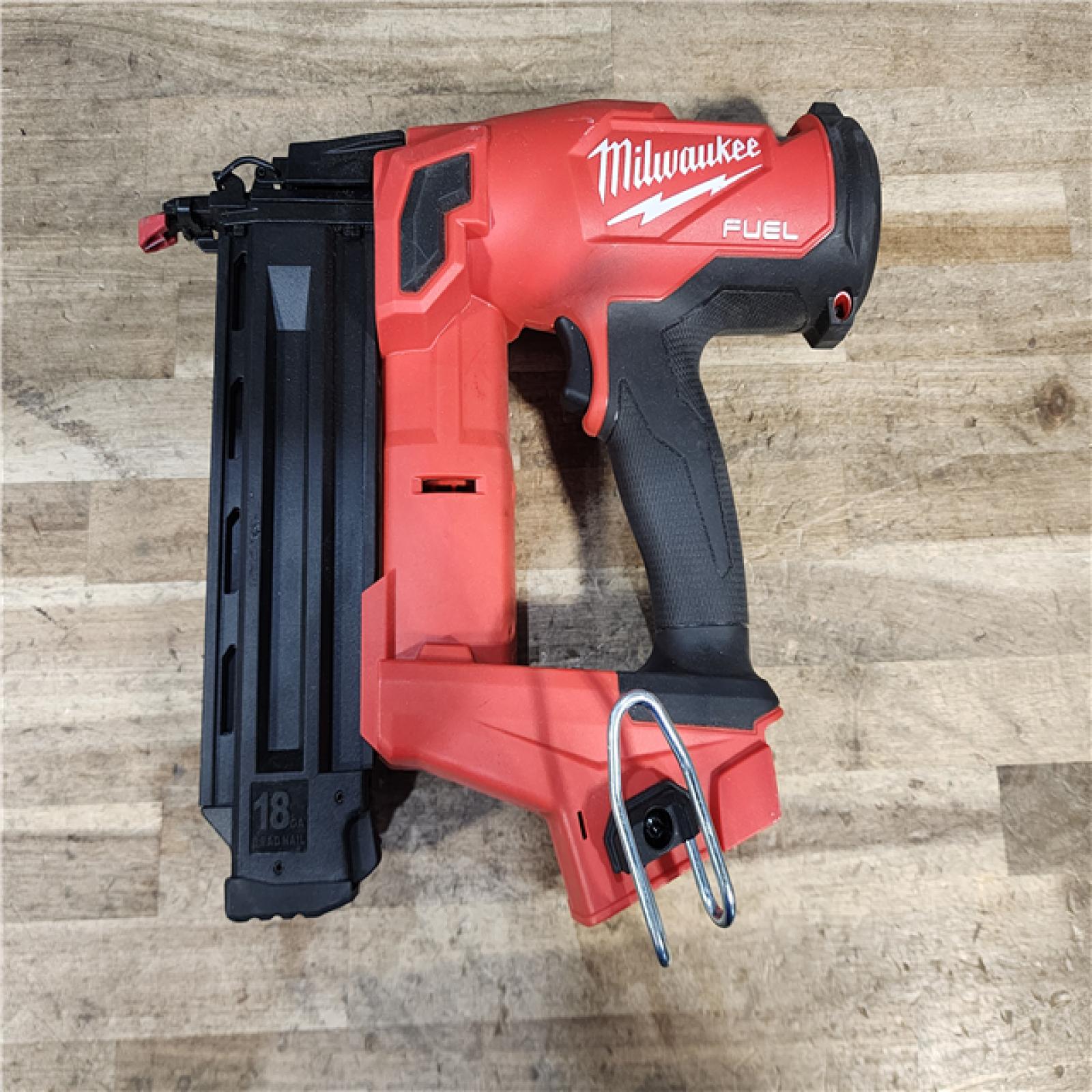 HOUSTON LOCATION - AS-IS Milwaukee FUEL 18-Volt Lithium-Ion Brushless Cordless Gen II 18-Gauge Brad Nailer (Tool-Only)