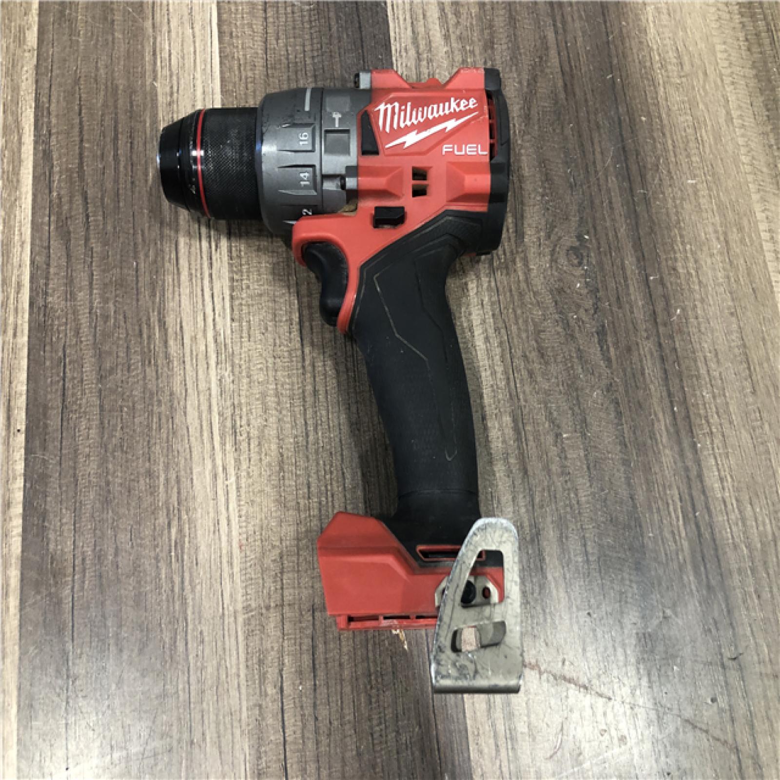 AS-IS Milwaukee FUEL 18V Lithium-Ion Brushless Cordless 1/2 in. Hammer Drill/Driver (Tool-Only)