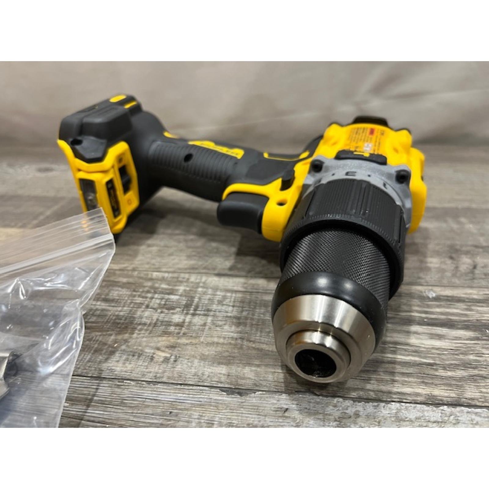AS-IS DEWALT 20V XR Brushless Cordless 1/2 in. Hammer Drill (Tool-Only)