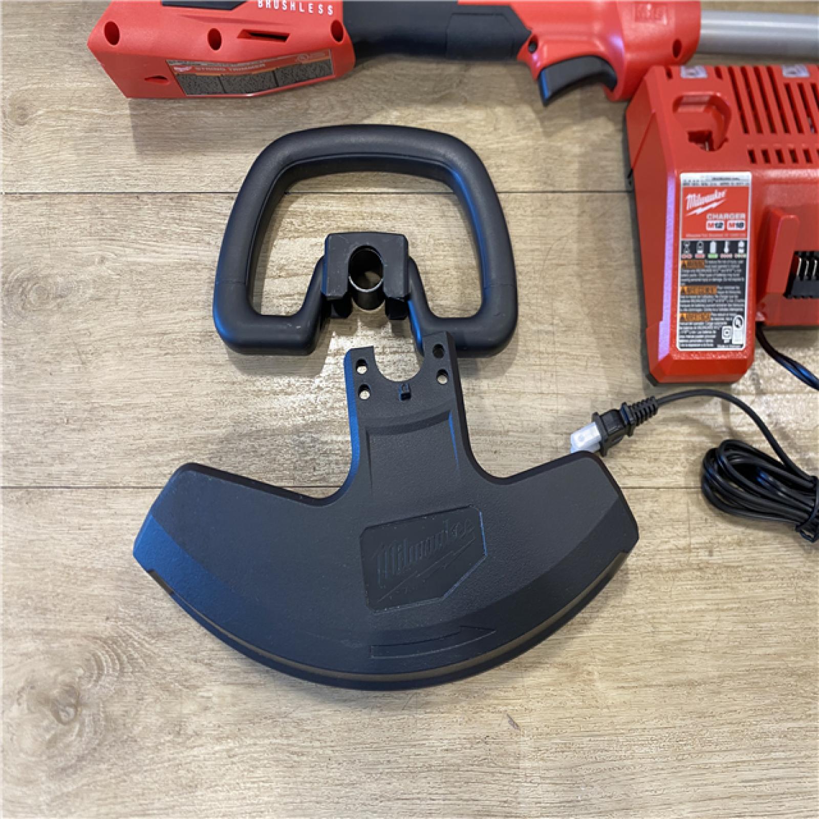 AS-IS Milwaukee 18V M18 Lithium-Ion Brushless Cordless String Trimmer Kit