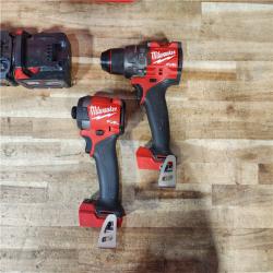 HOUSTON LOCATION - AS - IS Milwaukee FUEL 18V Lithium-Ion Brushless Cordless Hammer Drill and Impact Driver Combo Kit
