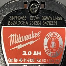 AS-IS Milwaukee Men's Large 12-Volt Lithium-Ion Cordless Tough Shell Gray Heated Jacket Kit