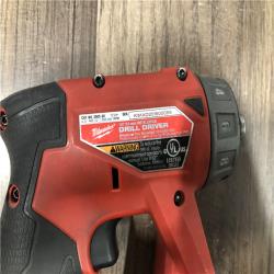 AS-IS Milwaukee FUEL 12V Lithium-Ion Brushless Cordless 4-in-1 Installation 3/8 in. Drill Driver with 4 Tool Head (Tool-Only)
