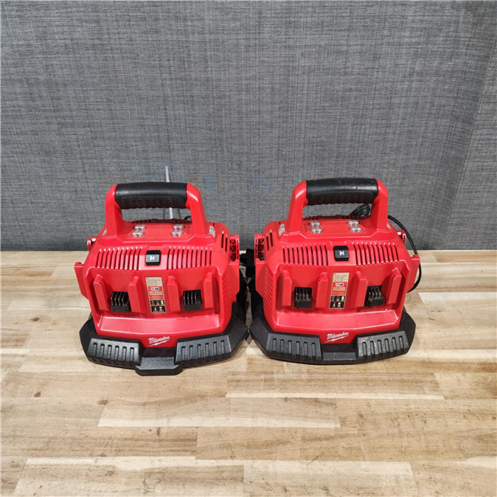 HOUSTON LOCATION - AS-IS MILWAUKEE BATTERY CHARGER QTY - 2