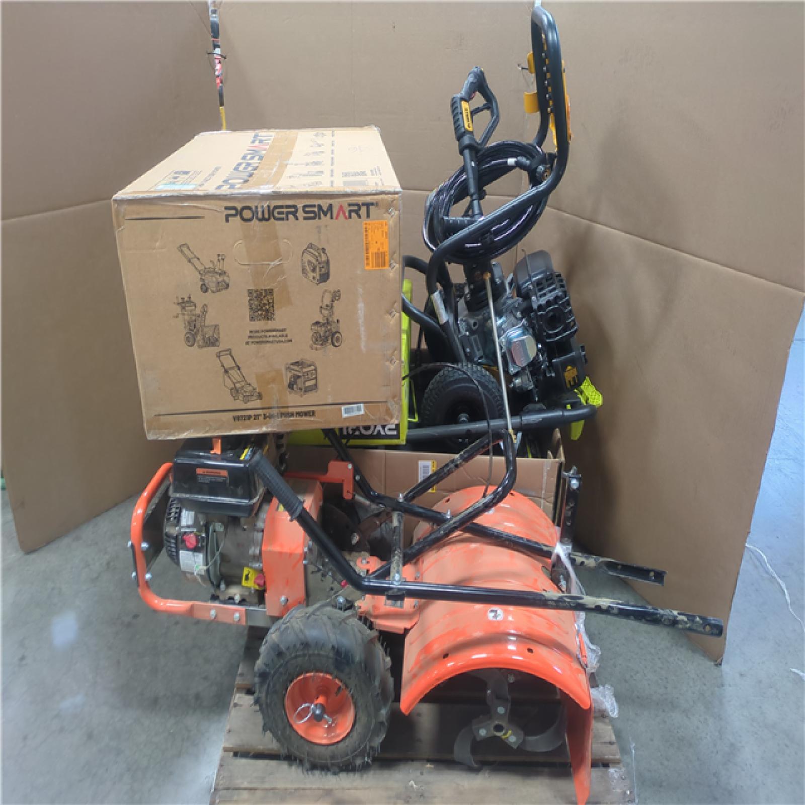 CALIFORNIA AS-IS OUTDOOR POWER EQUIPMENT