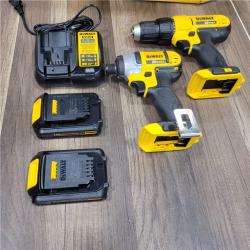GOOD DeWALTÂ® 20V MAX Cordless Drill Driver/Impact Driver Combo Kit 1.3 Ah Lithium Ion
