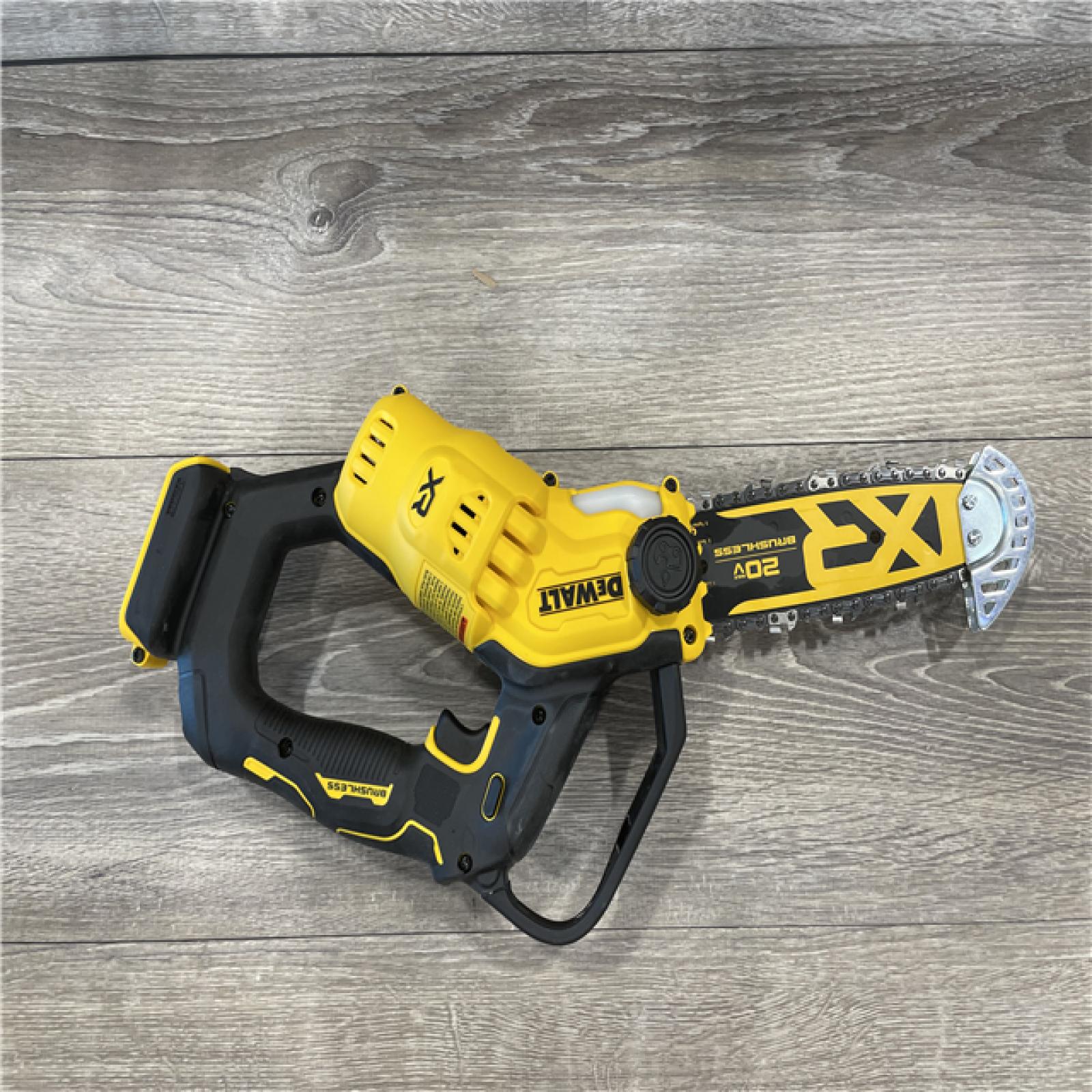 AS-IS DEWALT 20V MAX 8 in. Brushless Cordless Battery Powered Pruning Chainsaw (Tool Only)