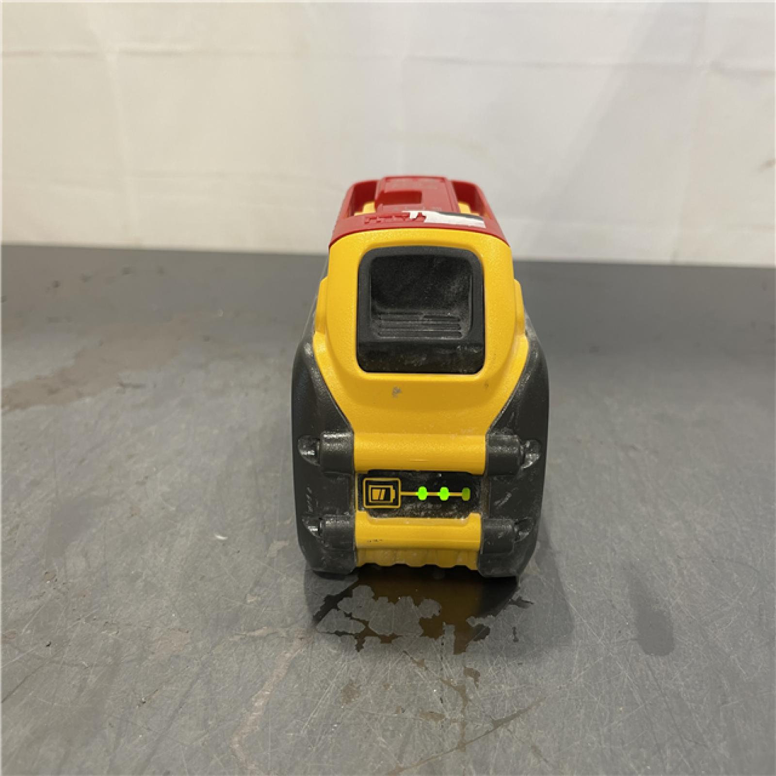AS-IS - DEWALT FLEXVOLT 20V/60V MAX Lithium-Ion 6.0Ah Battery Pack with 6 Amp Output Charger