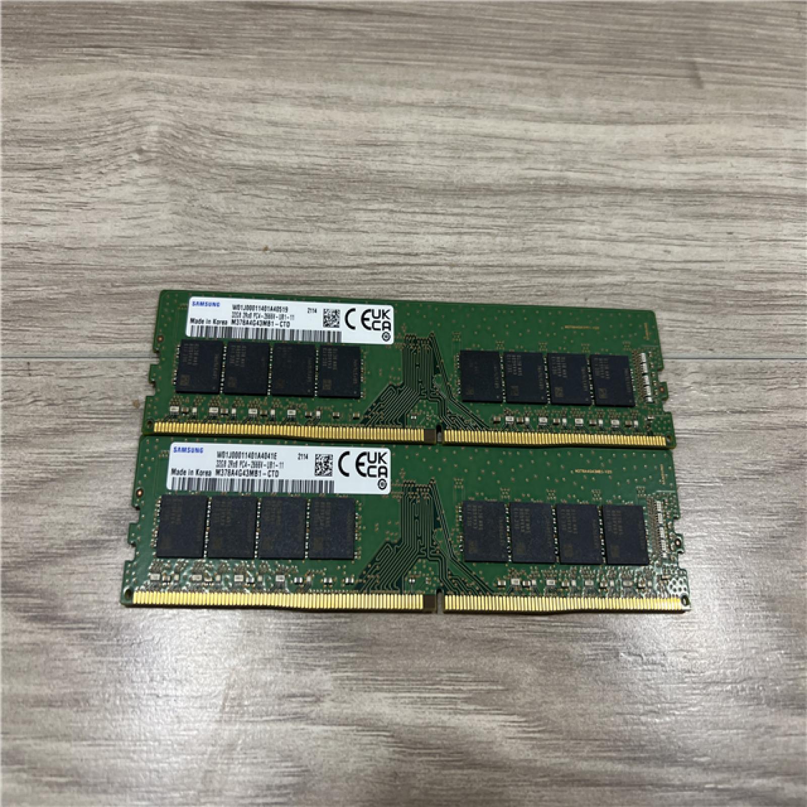 AS-IS Samsung 128GB(4x32GB) 2Rx8 PC4-2666V UDIMM Desktop Memory M378A4G43MB1-CTD