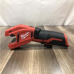 AS-IS Milwaukee 12V Lithium-Ion Cordless Copper Tubing Cutter (Tool-Only)