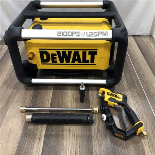 AS-IS DEWALT 2100 PSI 1.2 GPM 13 Amp Cold Water Electric Pressure Washer with Internal Equipment Storage