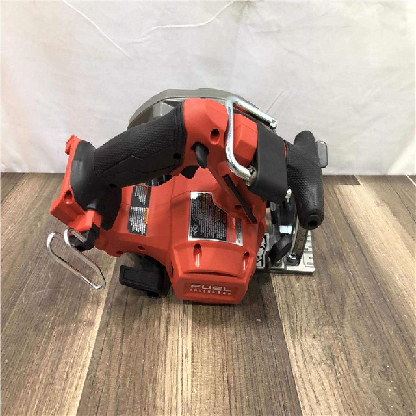 AS-IS Milwaukee FUEL 18V Lithium-Ion Brushless Cordless 6-1/2 in. Circular Saw (Tool-Only)