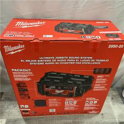 NEW - Milwaukee M18 Lithium-Ion Cordless PACKOUT Radio/Speaker with Built-In Charger