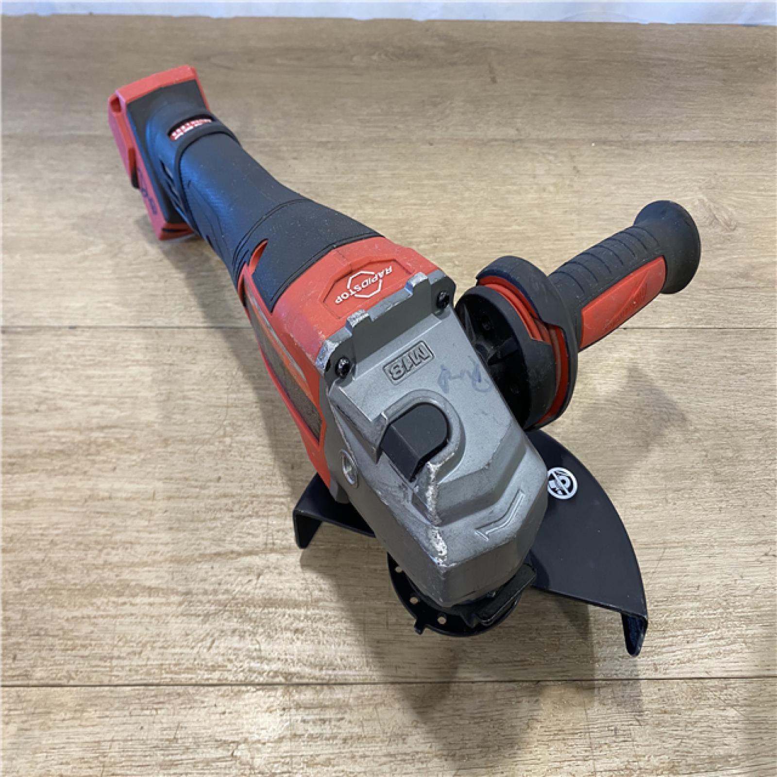 AS-IS Milwaukee FUEL 18-Volt Lithium-Ion Brushless Cordless 4-1/2 in./6 in. Braking Grinder with Paddle Switch (Tool-Only)