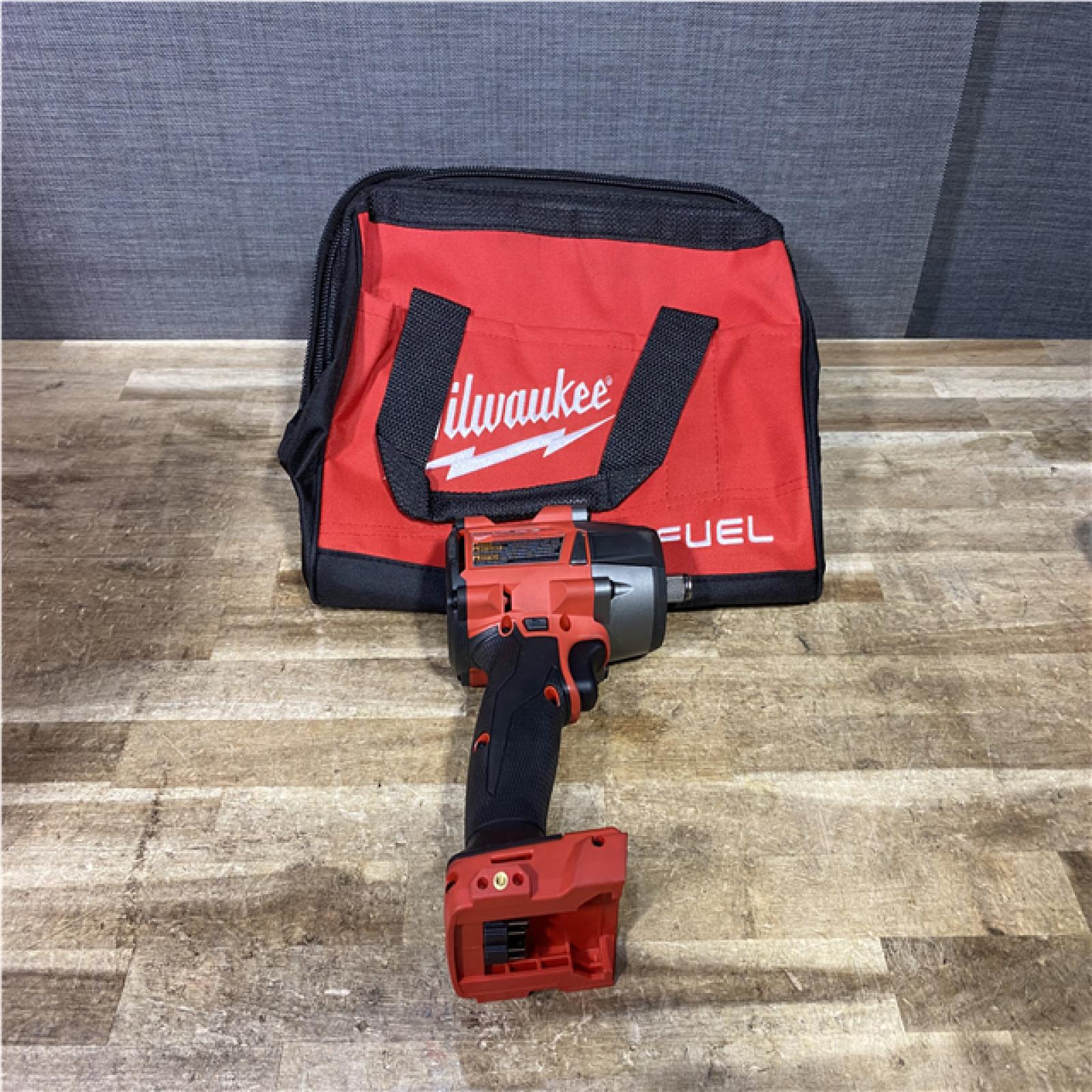 Houston Location AS-IS Milwaukee FUEL Gen-2 18V Lithium-Ion Brushless Cordless Mid Torque 1/2 in. Impact Wrench w/Friction Ring (Tool-Only)