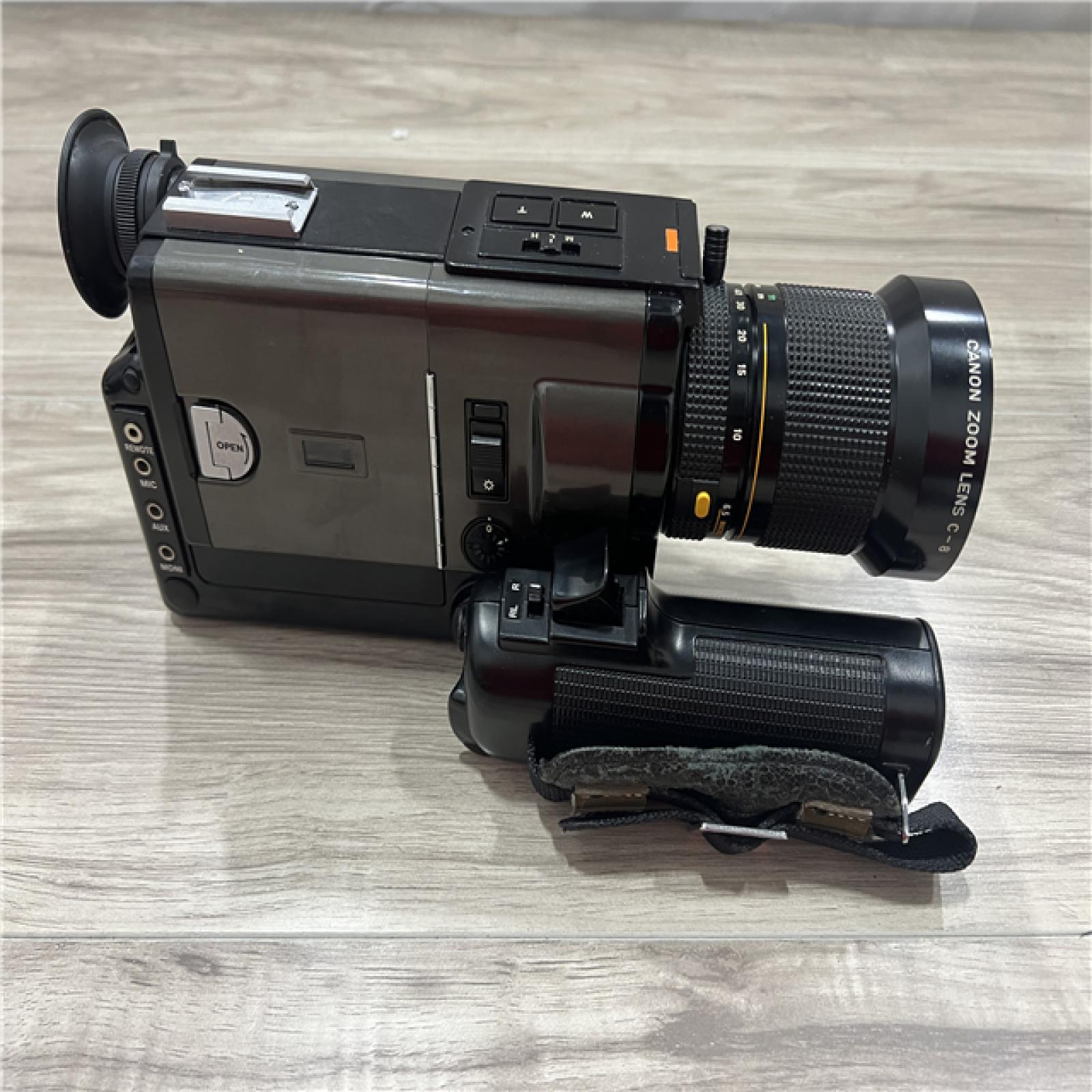 AS-IS Canon 1014XL-S Super 8 Movie Camera with Zoom Lens C-8 1.4/6.5-65mm Macro