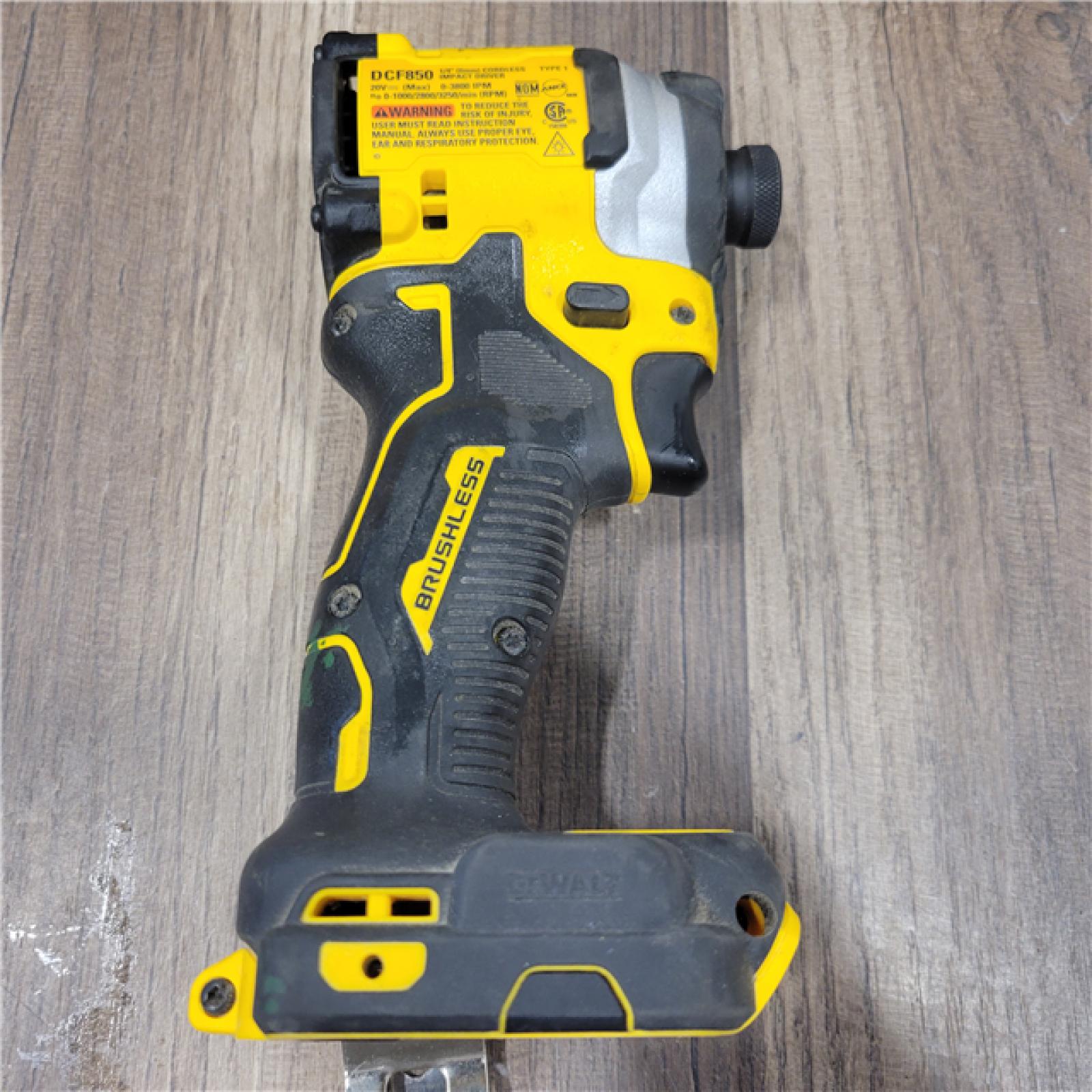 AS-IS  DeWalt DCF850B 20V Cordless Brushless Compact 1/4 Impact Driver