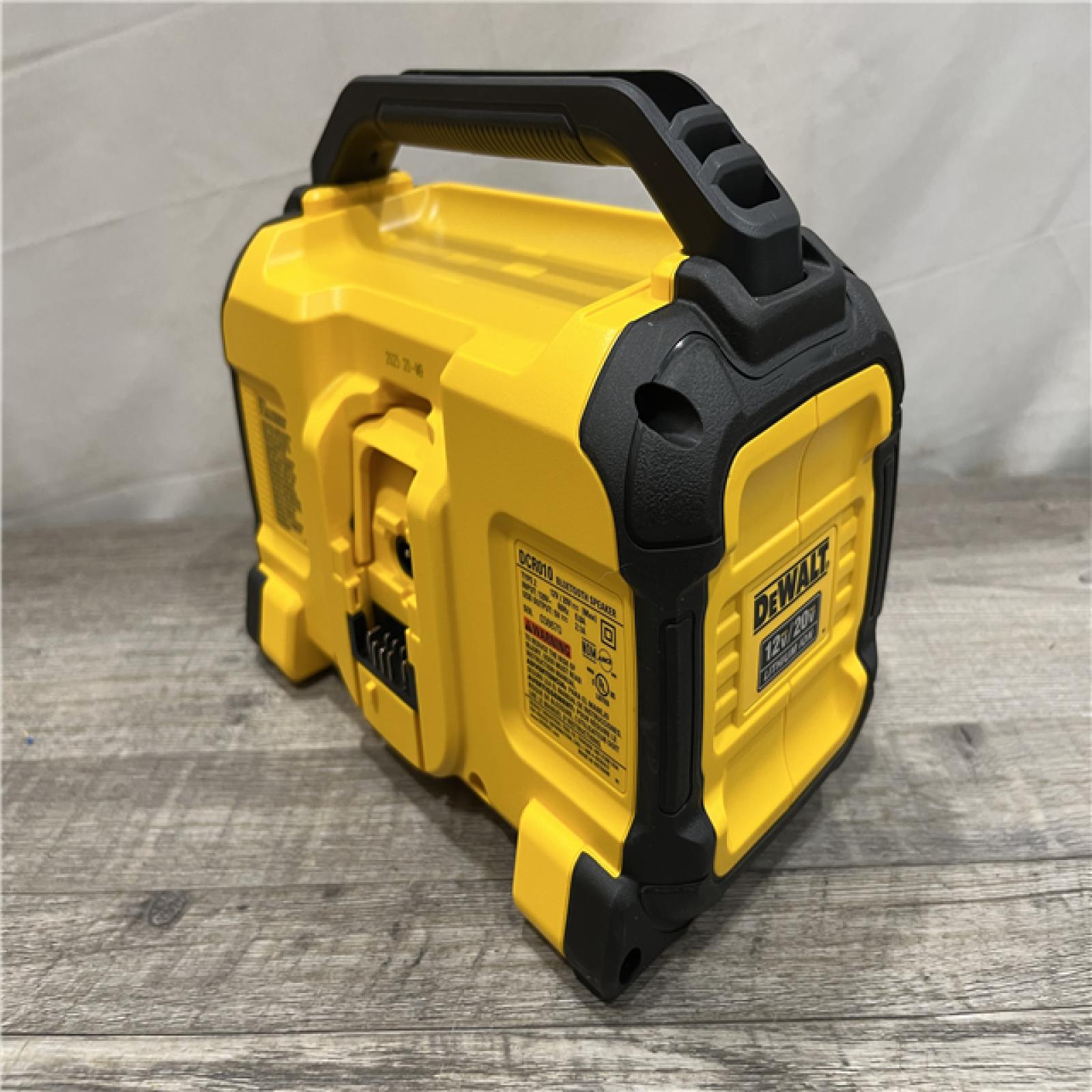 AS-IS DEWALT 20V MAX Cordless Bluetooth Speaker (Tool Only)