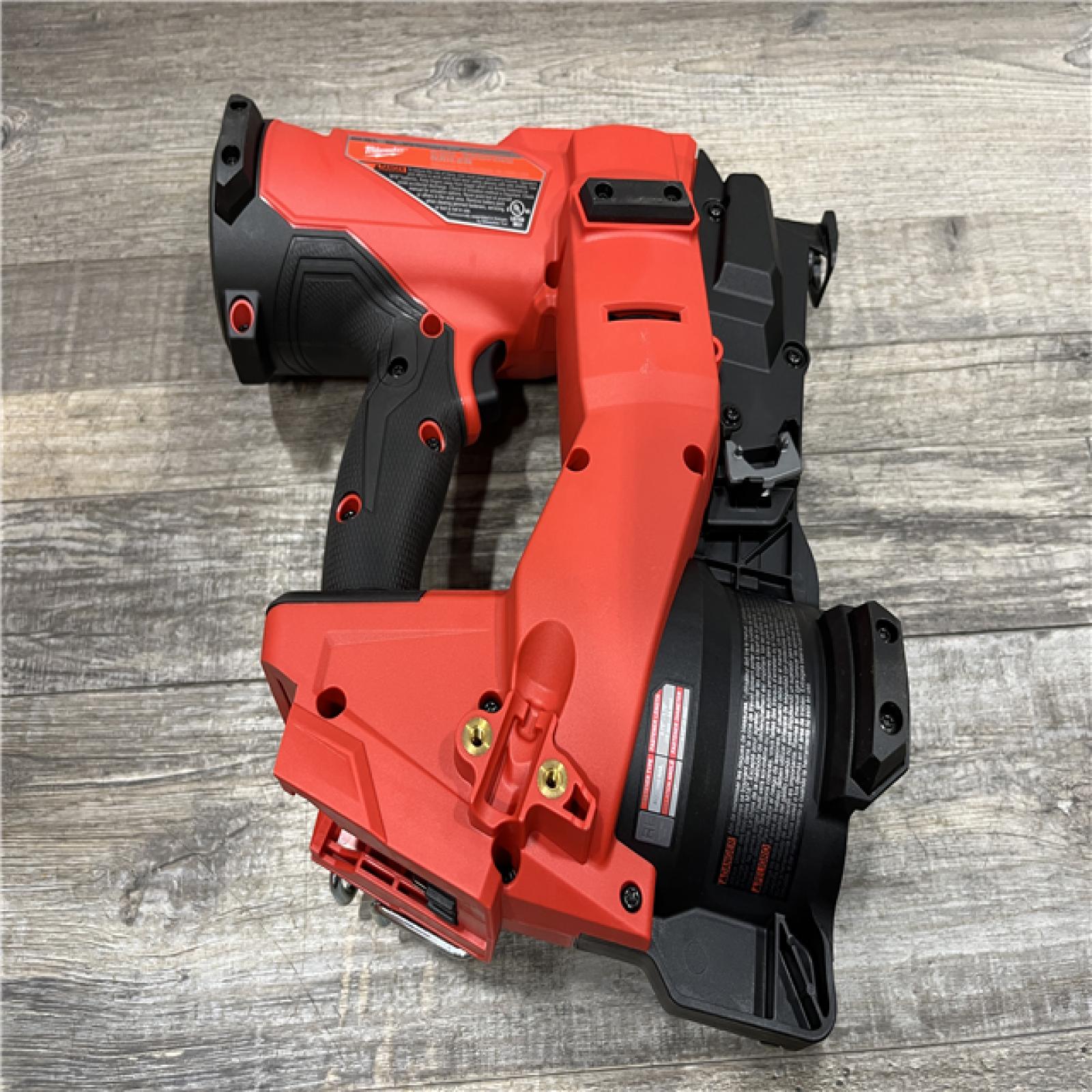 AS-IS Milwaukee FUEL 18-Volt Lithium-Ion Brushless Cordless Coil Roofing Nailer (Tool Only)