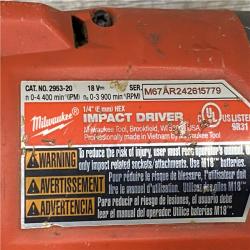 AS-IS Milwaukee FUEL 18V Lithium-Ion Brushless Cordless Hammer Drill and Impact Driver Combo Kit