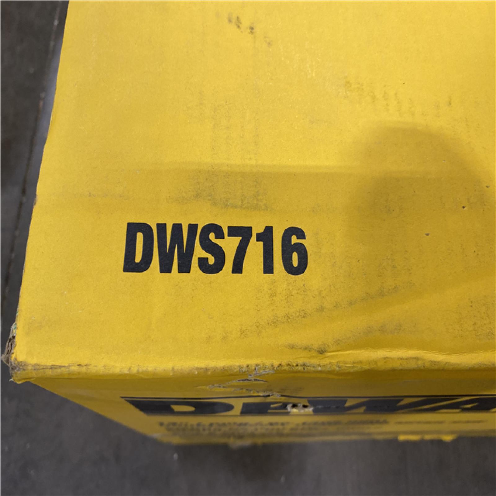 As-Is-  DeWalt 15 Amp Corded 12 in. Compound Double Bevel Miter Saw