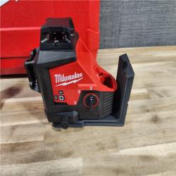 HOUSTON LOCATION - AS-IS (APPEARS LIKE NEW) Milwaukee-3632-21 M12 Green Beam Laser 360Â° 3-Plane Kit
