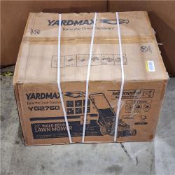 HOUSTON LOCATION - AS-IS (NEW) YARDMAX 22 in. 201 Cc SELECT PACE 6 Speed CVT High Wheel RWD 3-in-1 Gas Walk Behind Self Propelled Lawn Mower