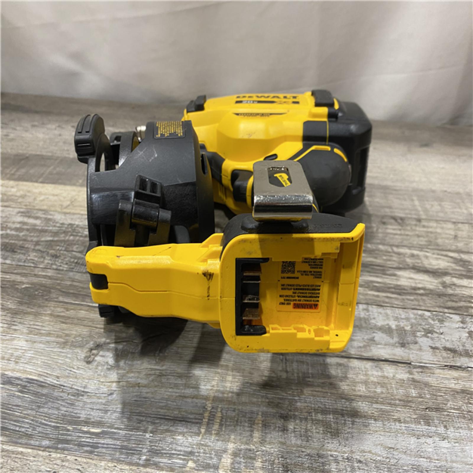AS-IS DEWALT 20V MAX 15-Degree Electric Cordless Roofing Nailer (Tool Only)