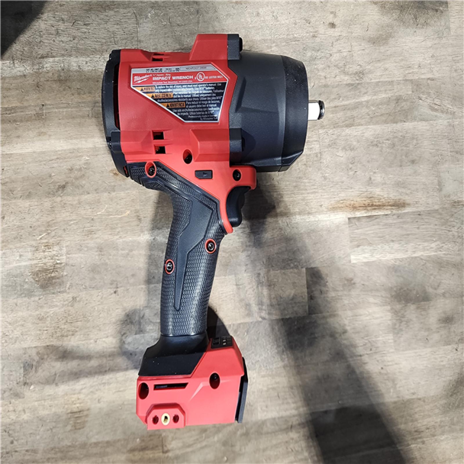 HOUSTON LOCATION - AS-IS Milwaukee M18 1/2 in. Cordless Brushless High Torque Impact Wrench Kit (Battery & Charger)