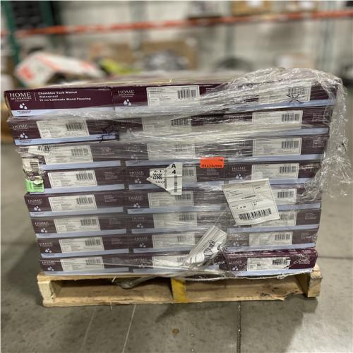 DALLAS LOCATION- Decorators Collection Chamblee Tuck Walnut 12 mm T x 8.03 in. W Waterproof Laminate Wood Flooring (15.9 sqft/case)PALLET-(22 CASES)