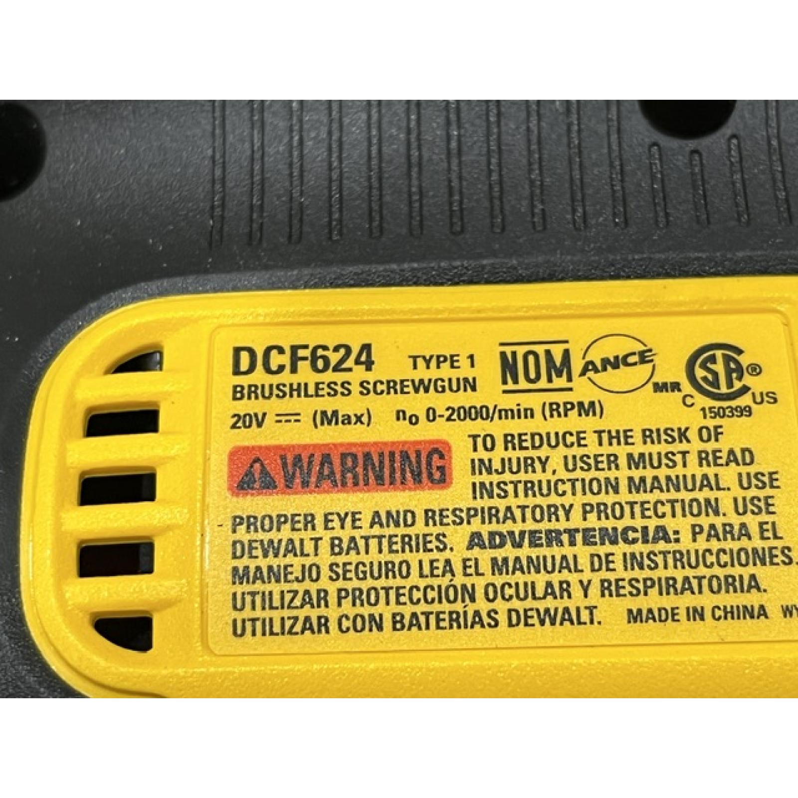 AS-IS DEWALT 20V MAX XR Cordless Brushless Drywall Screw Gun Threaded Clutch Housing (Tool Only)