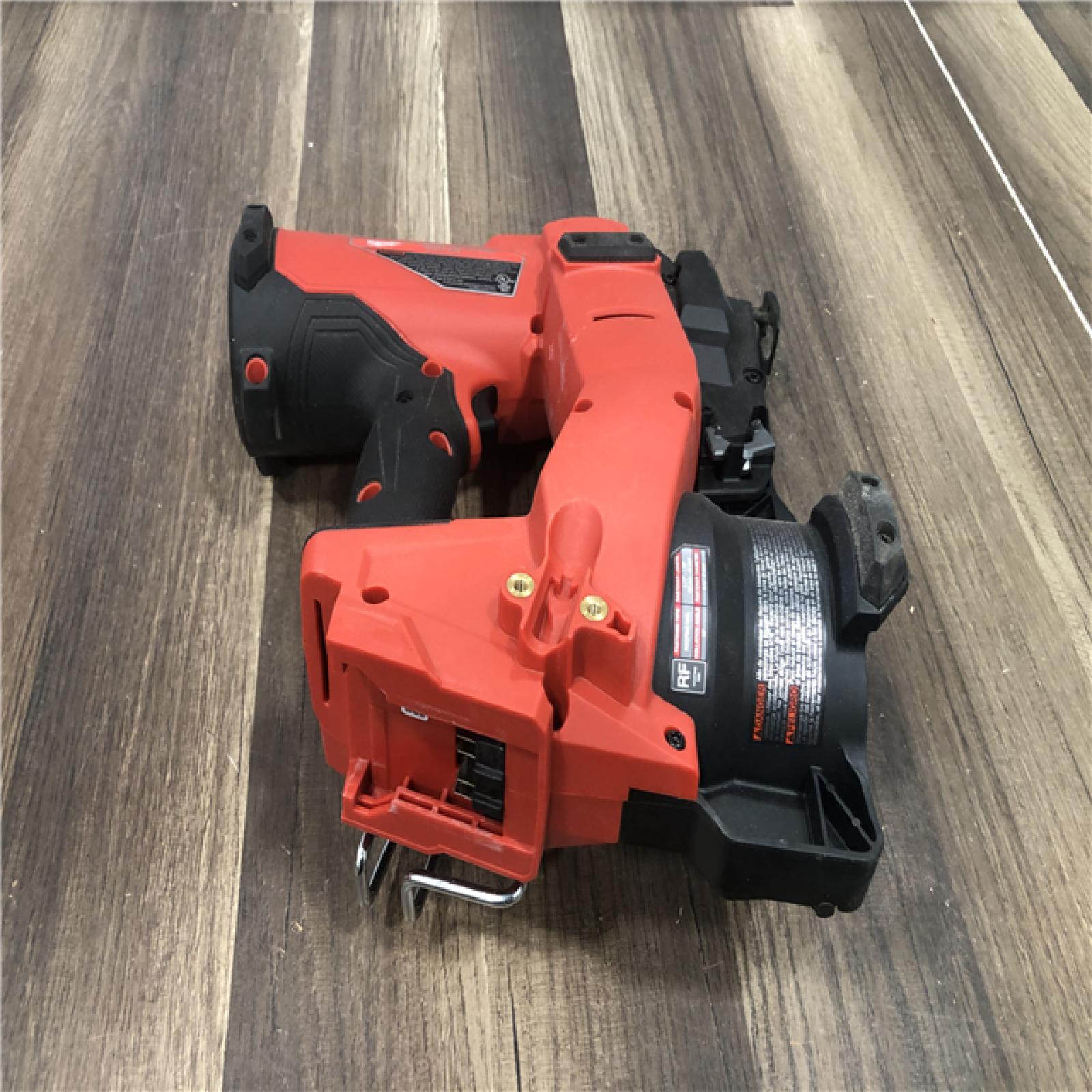 AS-IS Milwaukee FUEL 18-Volt Lithium-Ion Brushless Cordless Coil Roofing Nailer (Tool Only)