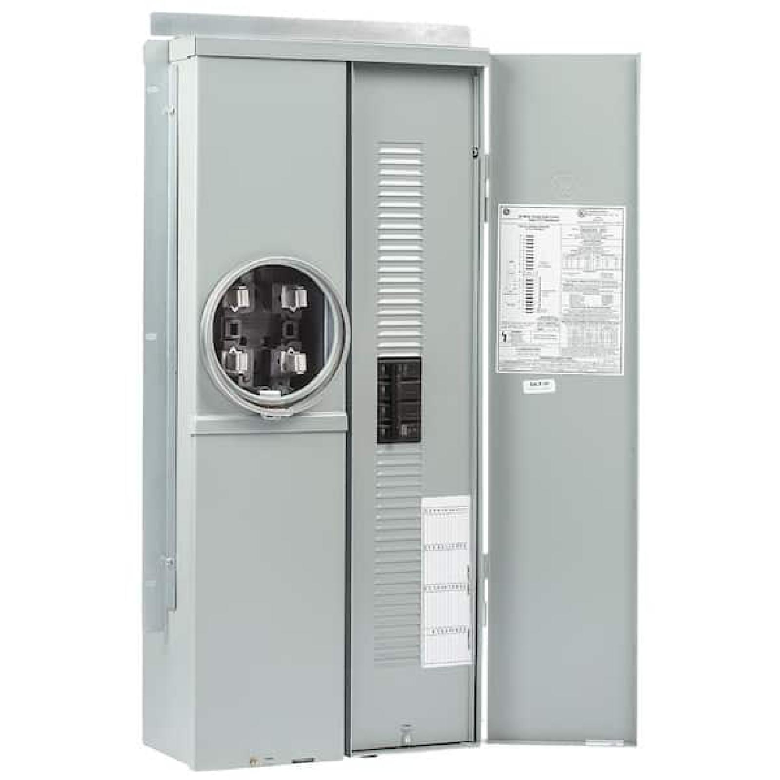 Phoenix NEW ABB Outdoor 200 Amp 20-Space 40-Circuit Main Brkr Ring Semi Flush Mt Overhead/Undergrnd Mtr Sockt Load Center (TSMQ2020CFCU)