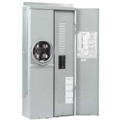 Phoenix NEW ABB Outdoor 200 Amp 20-Space 40-Circuit Main Brkr Ring Semi Flush Mt Overhead/Undergrnd Mtr Sockt Load Center (TSMQ2020CFCU)