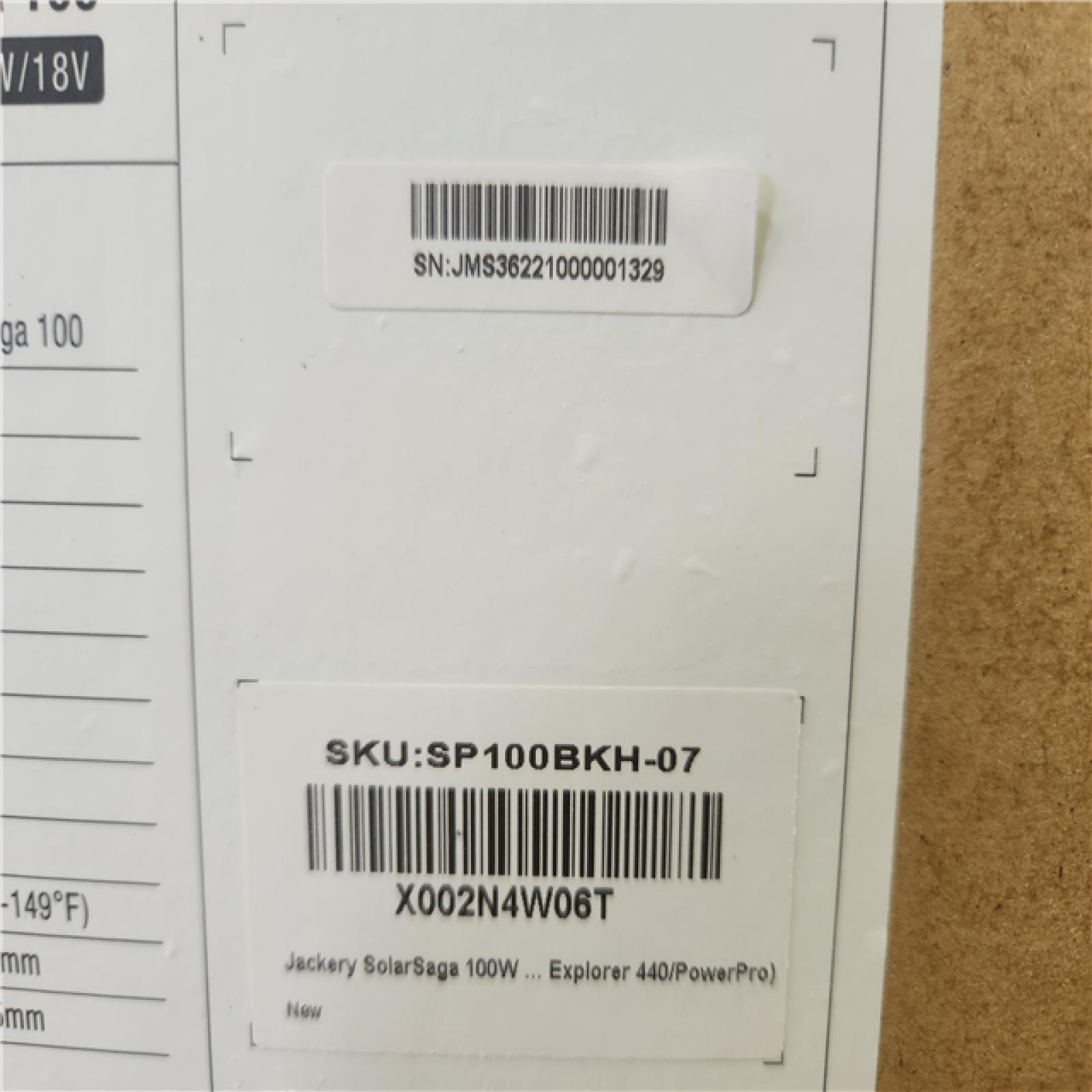 Phoenix NEW Jackery SolarSaga 100  100W Solar Panel Explorer 440/Power Pro (SEALED)