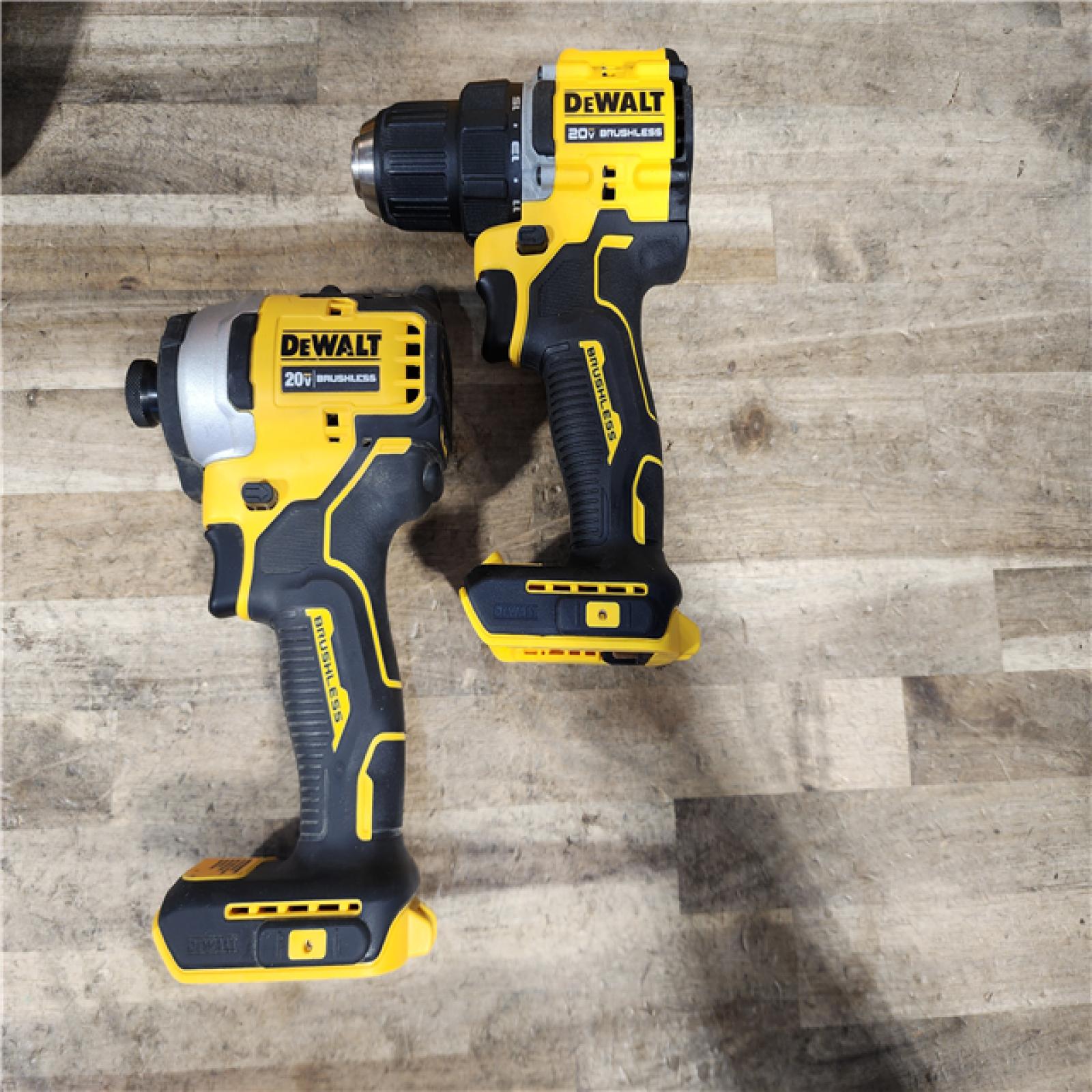HOUSTON LOCATION - AS-IS DEWALT ATOMIC 20-Volt MAX Lithium-Ion Cordless Combo (2-Tool) Kit