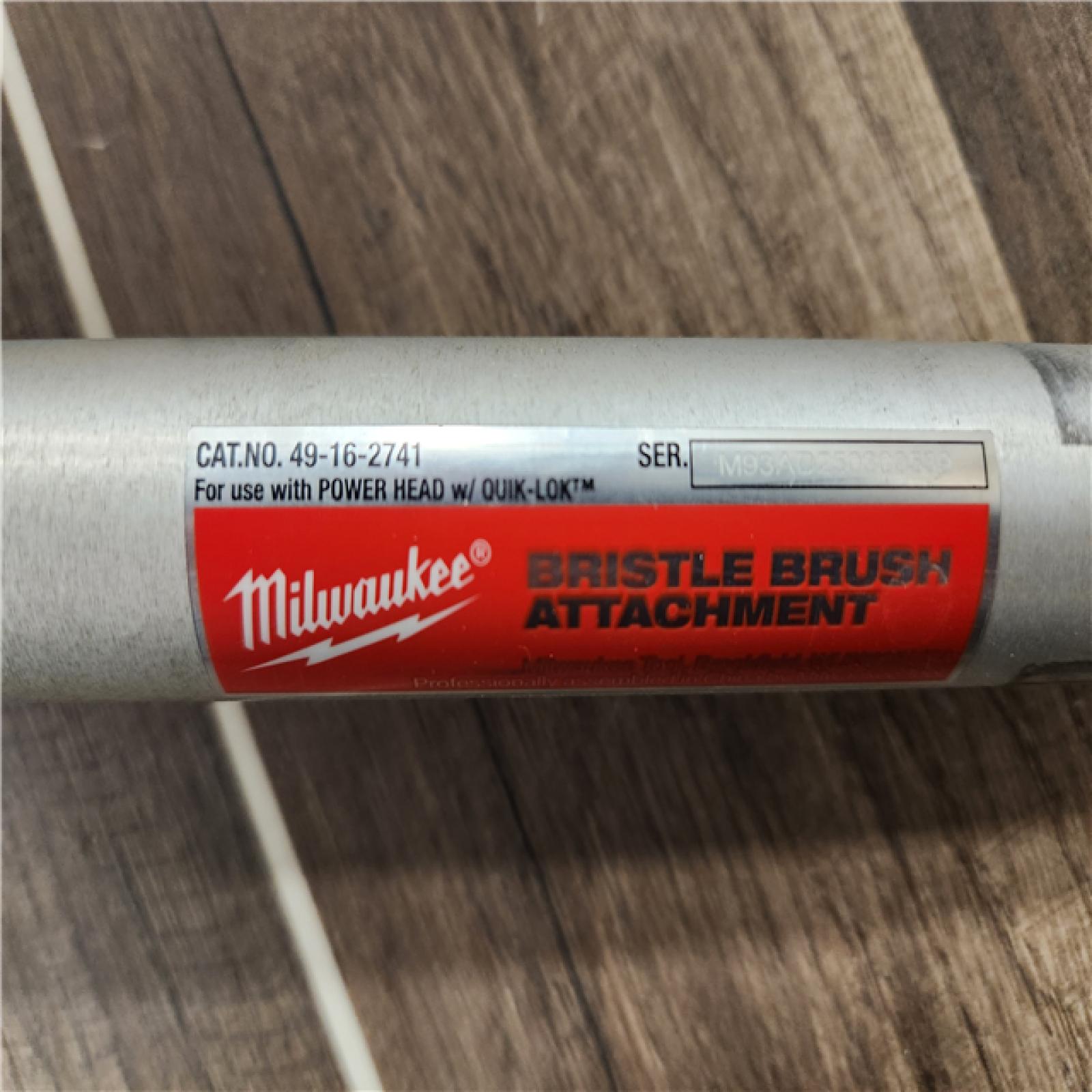 AS-IS- Milwaukee M18 FUEL Quik-Lok Professional Grade 48.75 in. L Brush Attachment