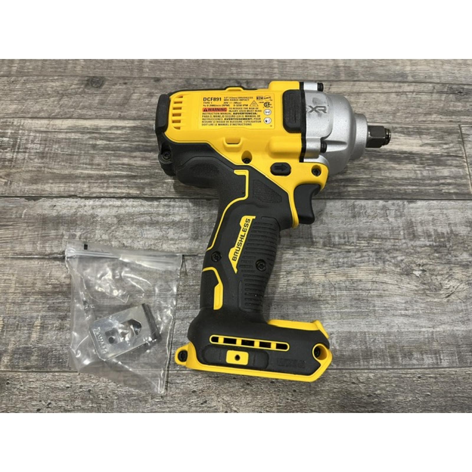 AS-IS DEWALT 20V MAX XR Cordless 1/2 in. Impact Wrench (Tool Only)