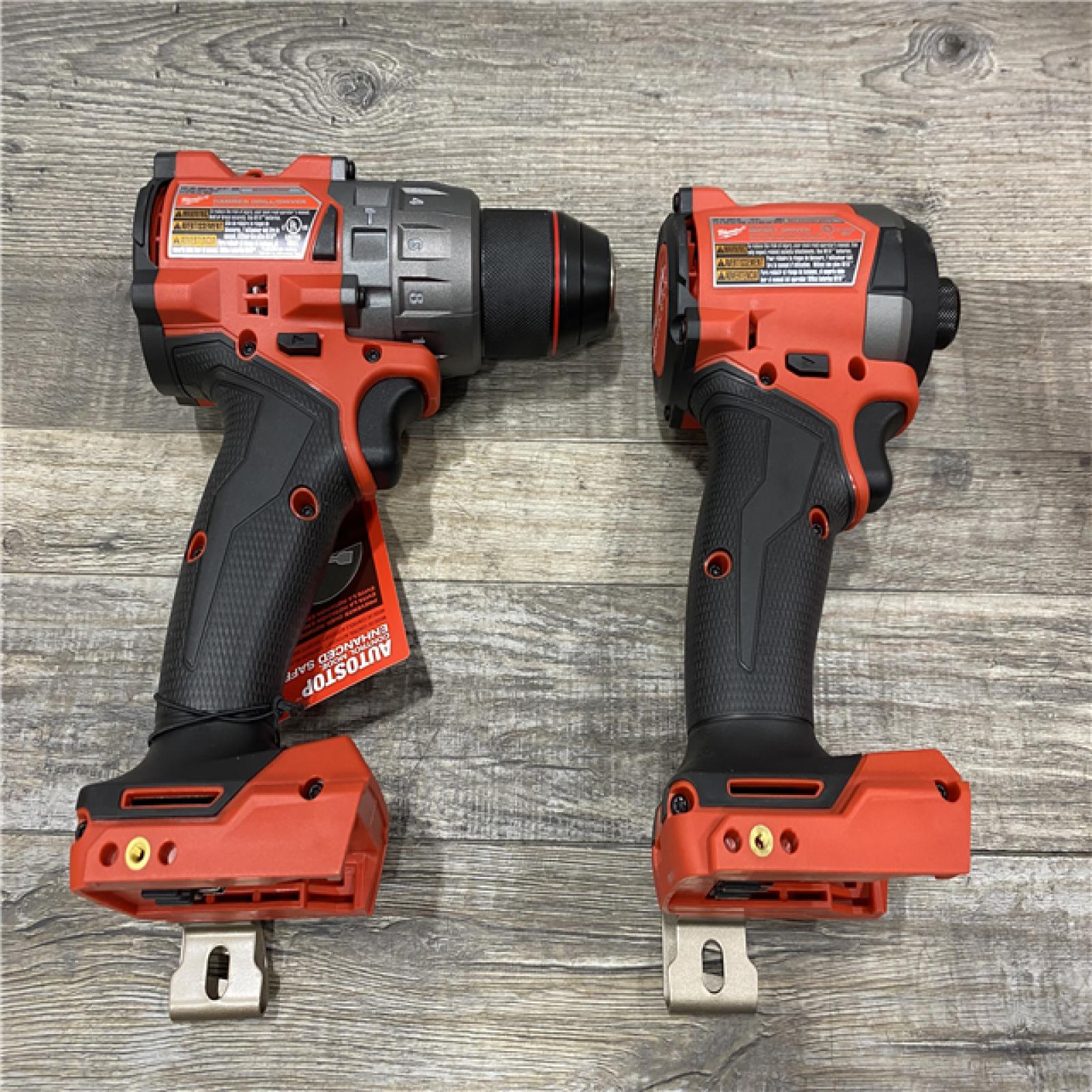 AS-IS Milwaukee FUEL 18V Lithium-Ion Brushless Cordless Hammer Drill and Impact Driver Combo Kit