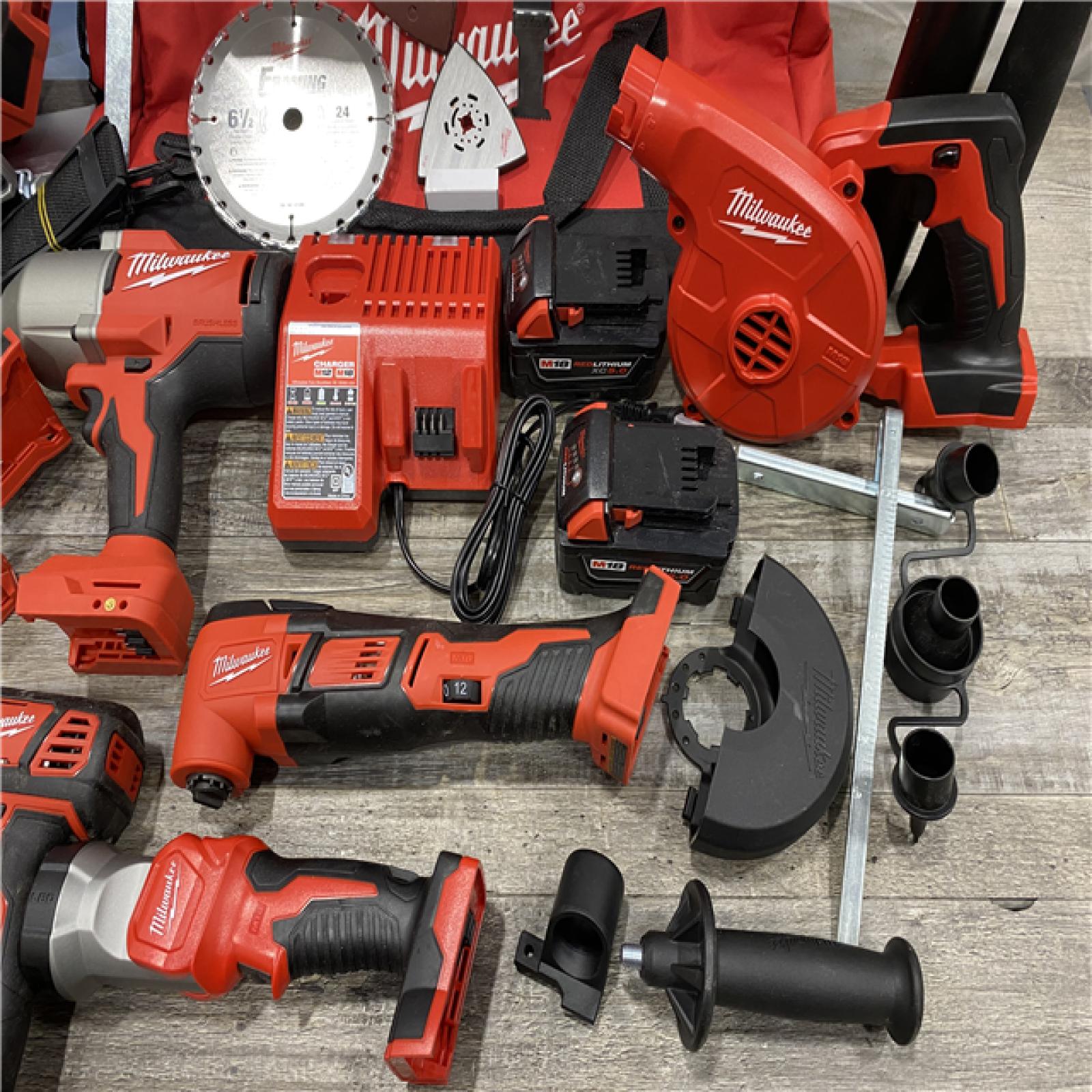 AS-IS Milwaukee 18-Volt Lithium-Ion Cordless Combo Kit