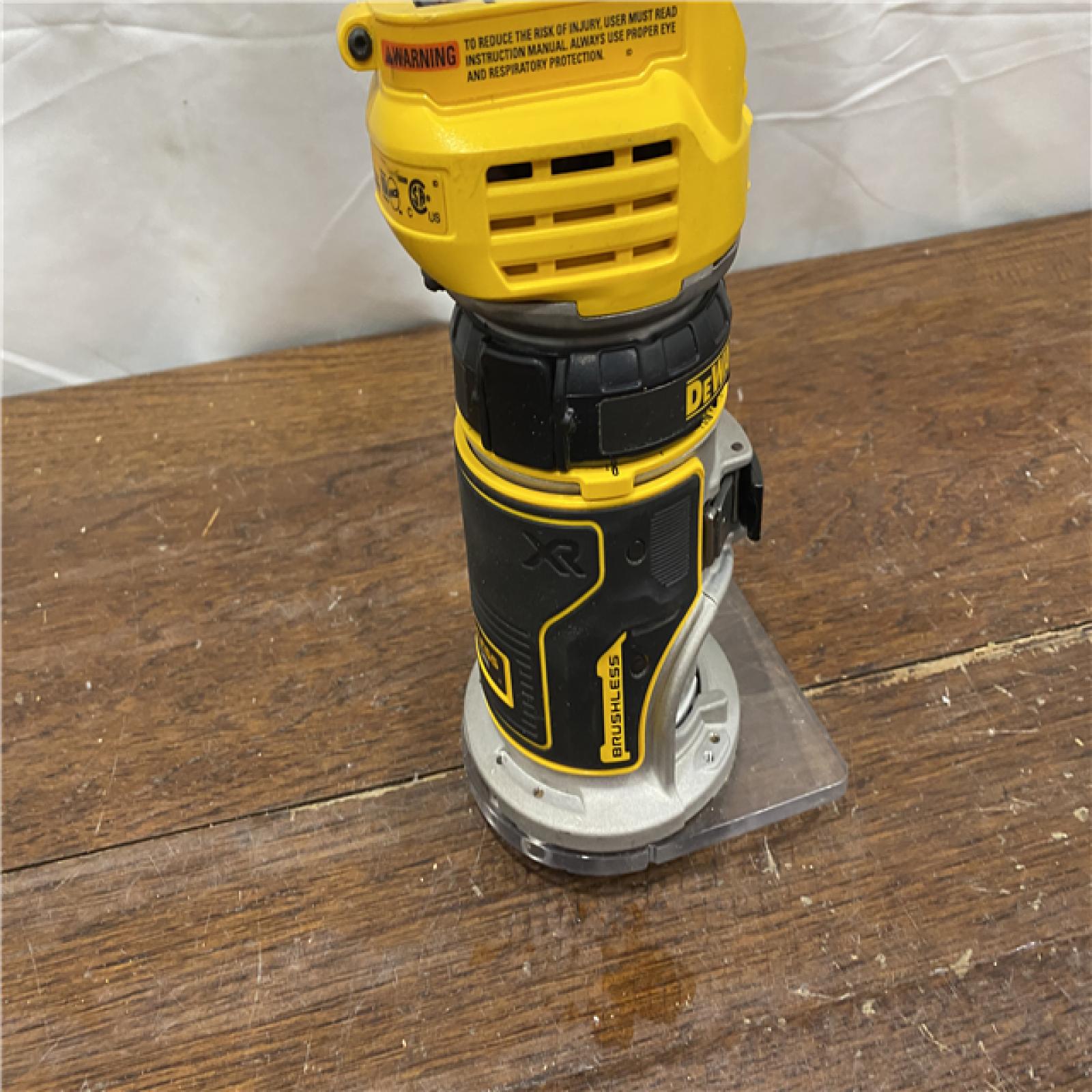 AS-IS Dewalt 20V MAX XR Brushless Cordless Compact Router (Tool Only)