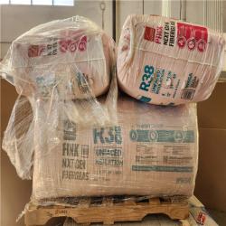 Phoenix AS-IS Owens Corning R-38 Unfaced Fiberglass Insulation Batt 24 in. x 48 in. Pallet (6 Bags)