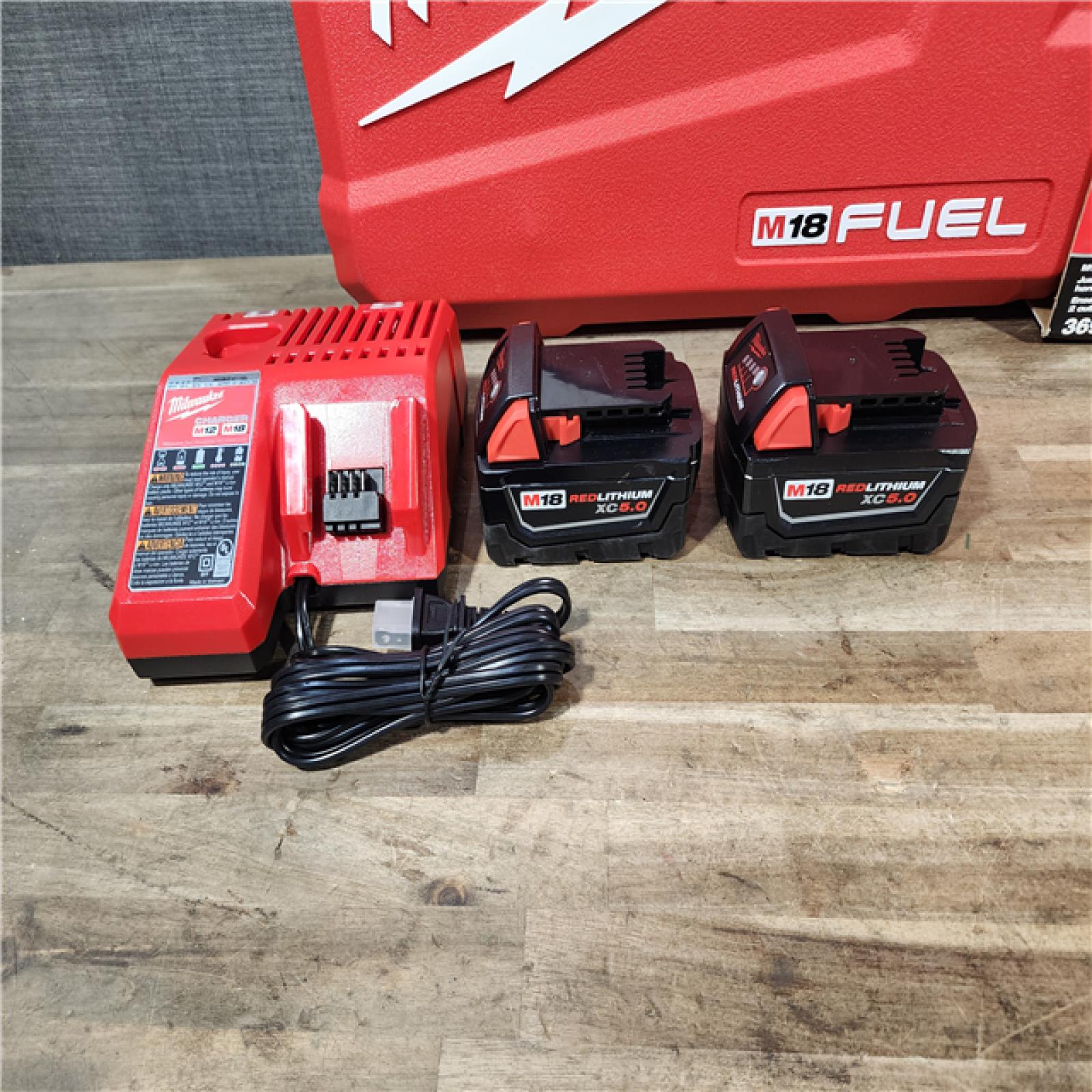 HOUSTON LOCATION - AS-IS Milwaukee FUEL 18V Lithium-Ion Brushless Cordless Hammer Drill and Impact Driver Combo Kit