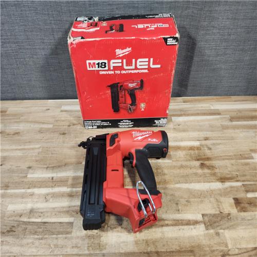 HOUSTON LOCATION - AS-IS Milwaukee FUEL 18-Volt Lithium-Ion Brushless Cordless Gen II 18-Gauge Brad Nailer (Tool-Only)