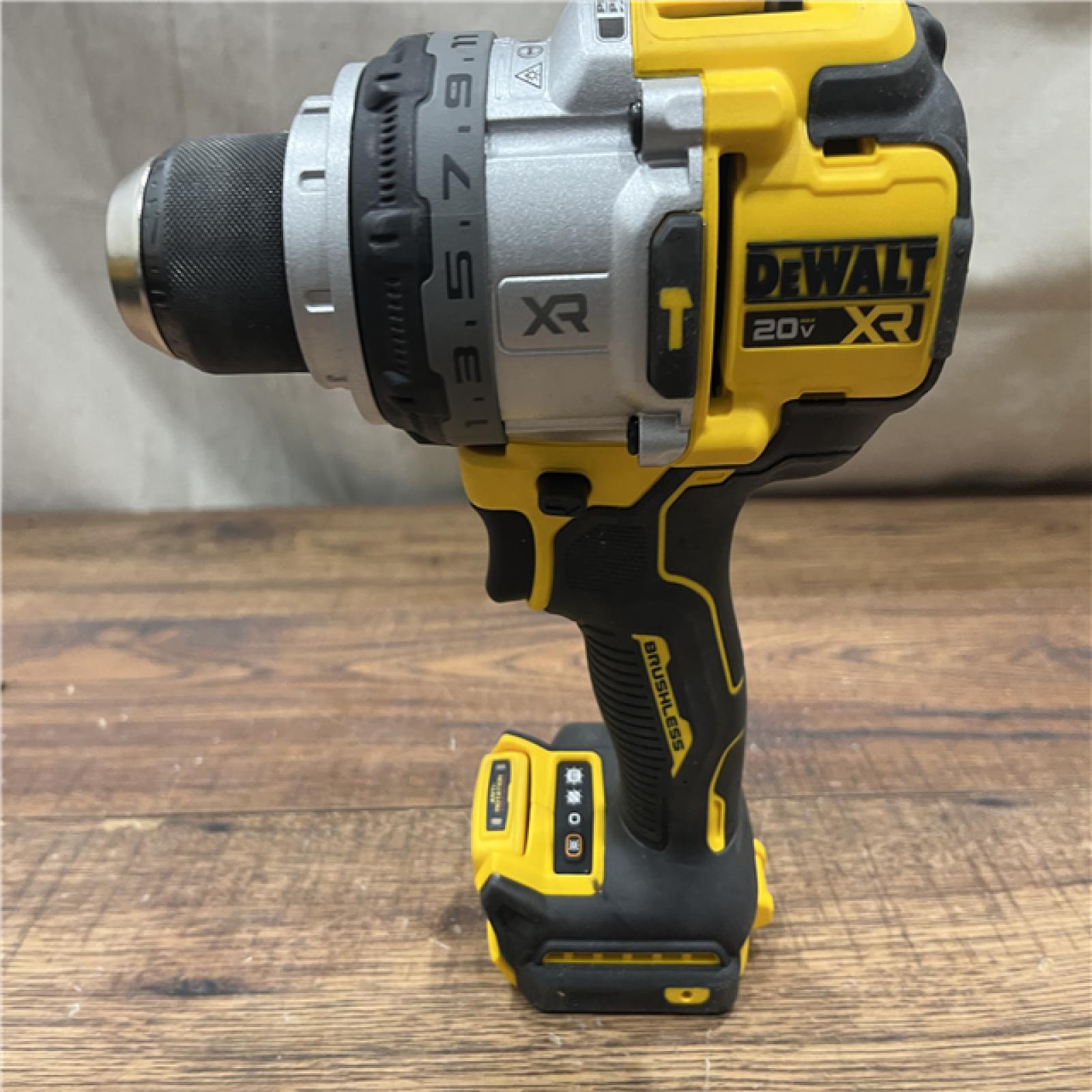 AS-IS DEWALT 20V XR Lithium-Ion Cordless Hammer Drill Kit with 8.0 Ah Battery, Charger and Kit Bag