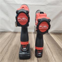 AS-IS- Milwaukee 12V Brushless Hammer Drill and Impact Driver Combo Kit