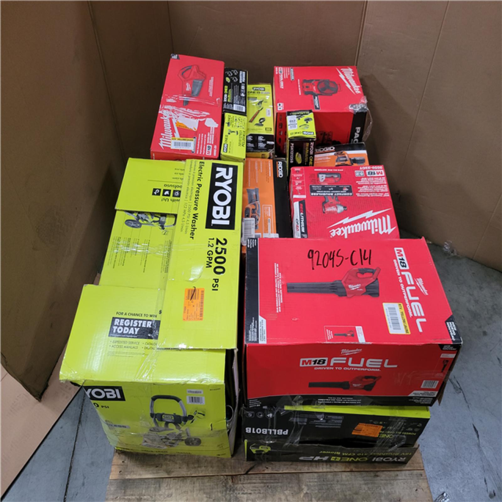 CALIFORNIA AS-IS TOOL PALLET