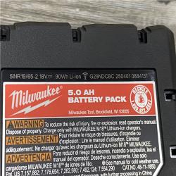 AS-IS Milwaukee 18-Volt Lithium-Ion XC Starter Kit with Two 5.0Ah Batteries and Charger
